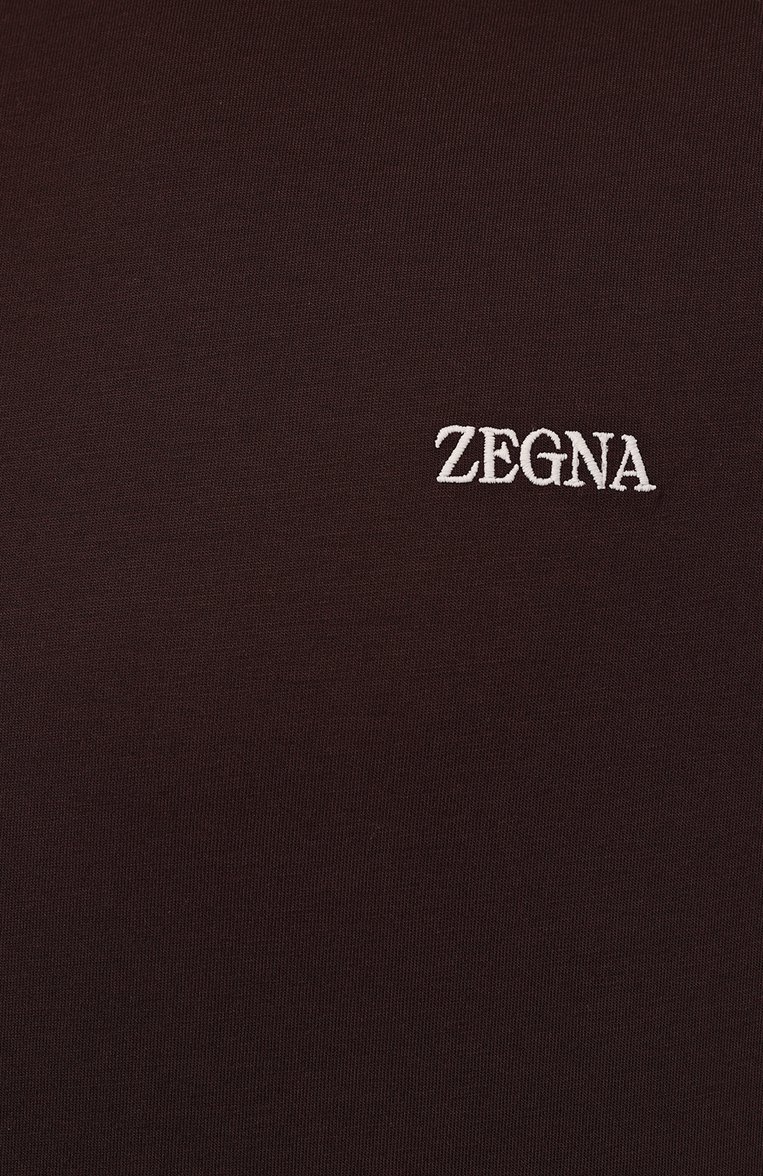 Мужская хлопковая футболка ZEGNA бордового цвета, арт. UC360A6/C760 | Фото 5 (Рукава: Короткие; Материал внешний: Хлопок; Длина (для топов): Стандартные; Принт: Без принта; Стили: Кэжуэл; Мужское Кросс-КТ: Футболка-одежда; Кросс-КТ: Джерси; Детали: Декор, Без декора; Автоматизация состава: Проставлено; Автоматизация ТО: Проставлено)