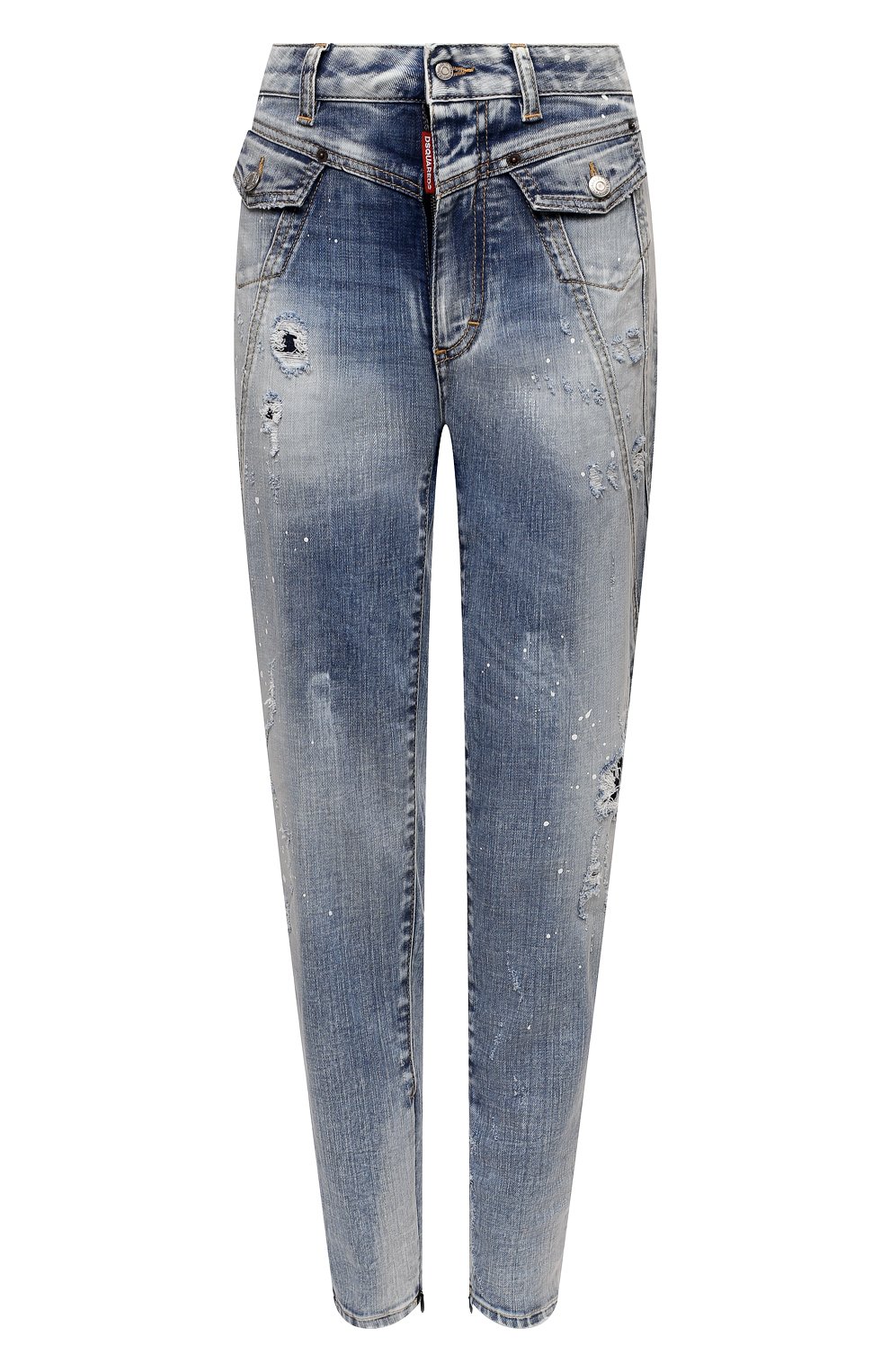 Джинсы DSQUARED2 тёмно-голубого цвета по цене 74850 руб., арт. S72LB0445/S30342, фото 1 Джинсы DSQUARED2, арт. S72LB0445/S30342, фото 1