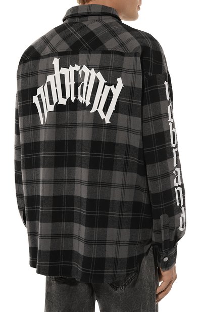 Хлопковая куртка-рубашка DIEGO VENTURINO, арт. D3W4DVCMC-0BGN0B, фото 4