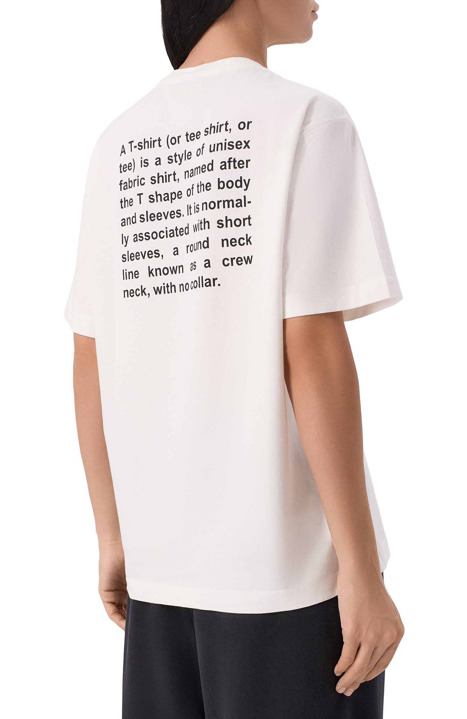 Хлопковая футболка VETEMENTS, арт. MH27TR220W, фото 4