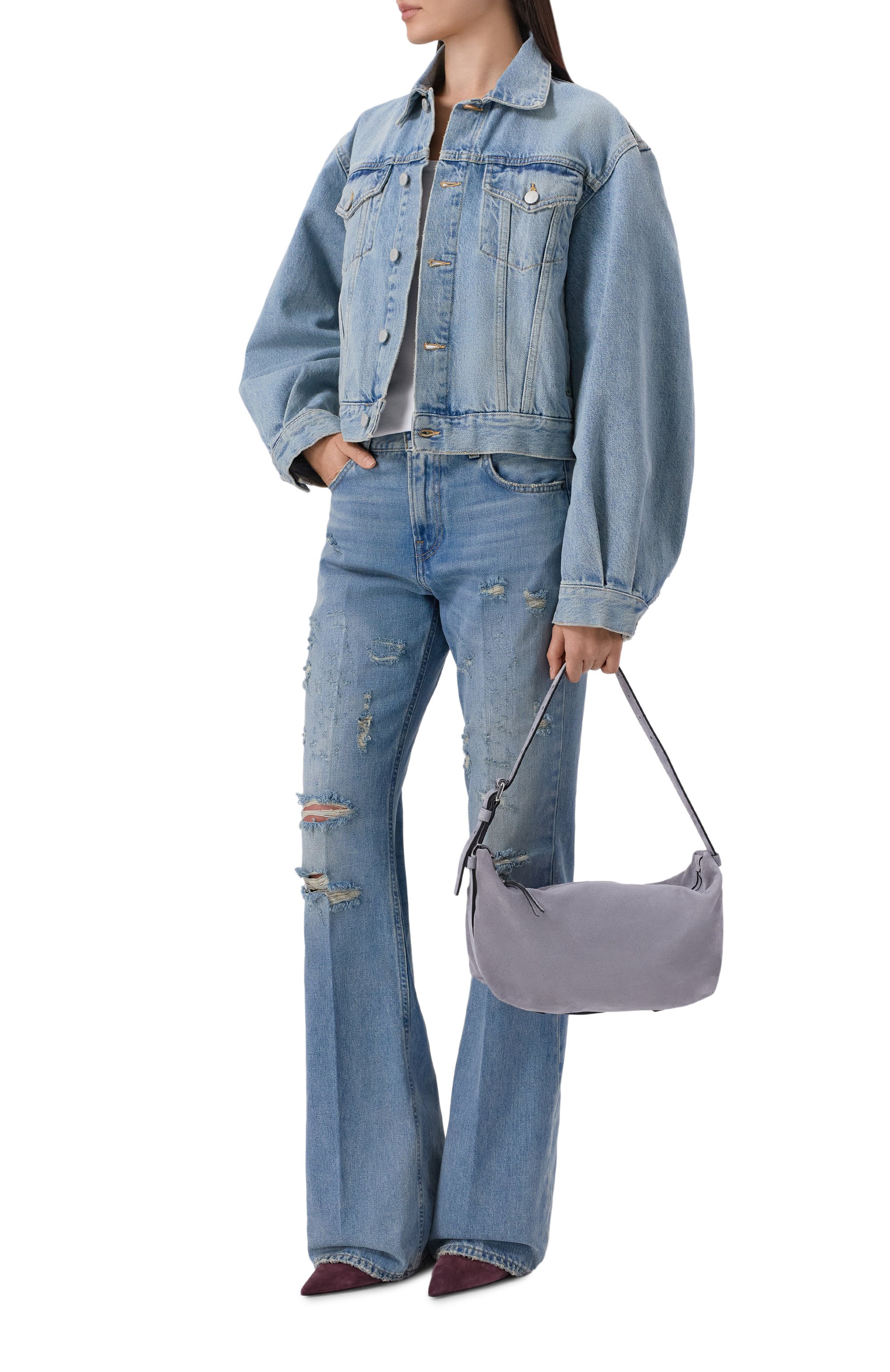 Сумка tie me MOSCHINO серого цвета по цене 89950 руб., арт. MC4185PP100/F0, фото 3 Сумка tie me MOSCHINO, арт. MC4185PP100/F0, фото 3