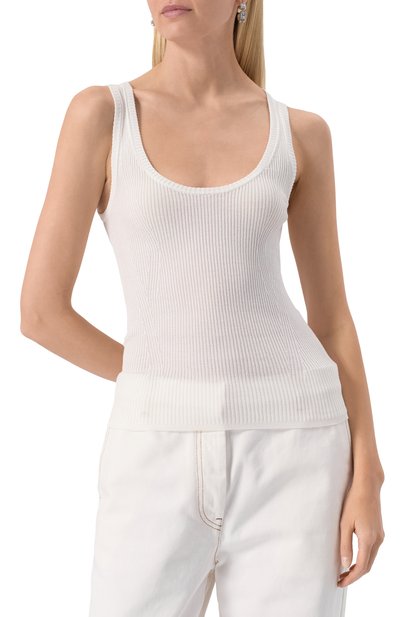 Хлопковая майка DRIES VAN NOTEN, арт. 251-011204-1702, фото 3