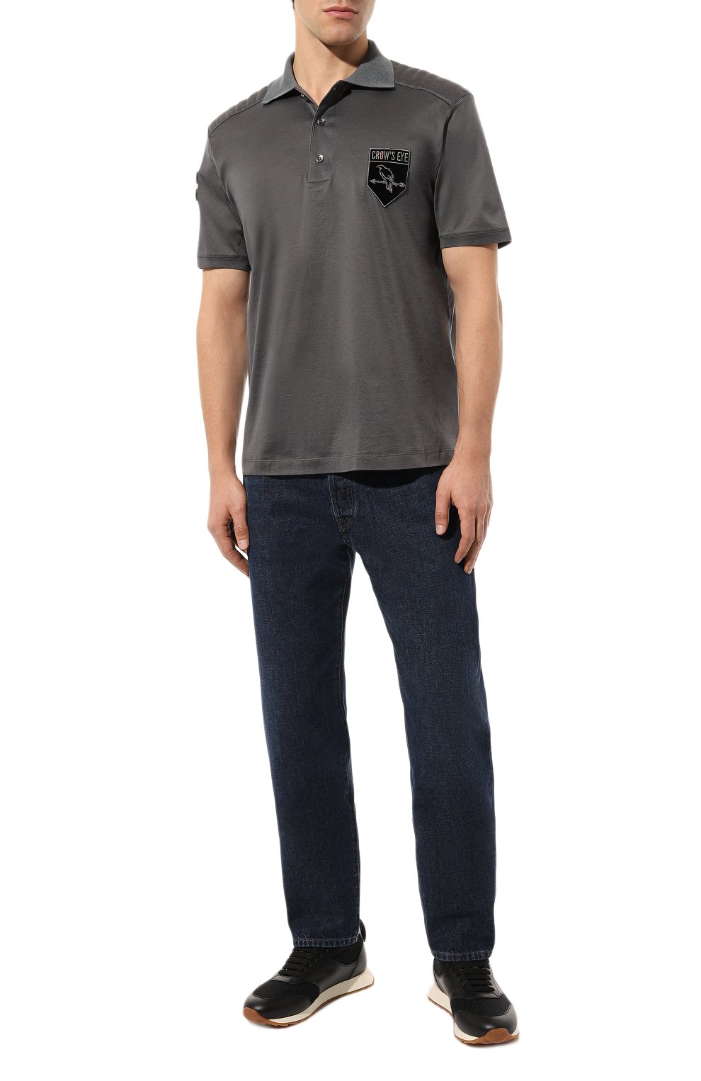 Хлопковое поло CROW’S EYE, арт. L.E. 1, фото 2