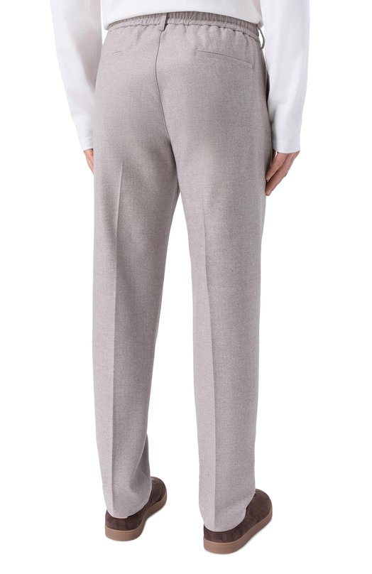 Брюки из шерсти и кашемира Capobianco 19M808.FA00./58 Бежевый  19M808.FA00./58 Фото 4