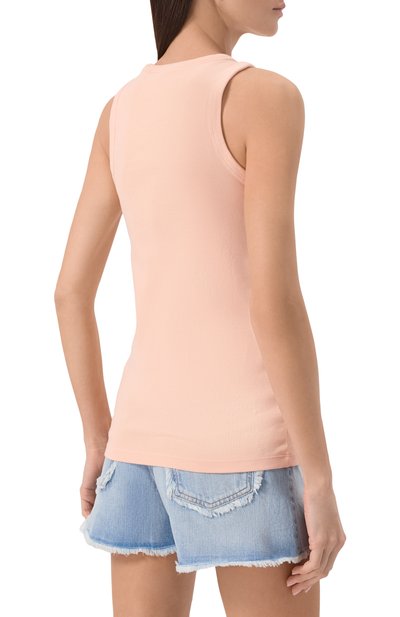 Хлопковая майка BOSS ORANGE, арт. 50536985, фото 4