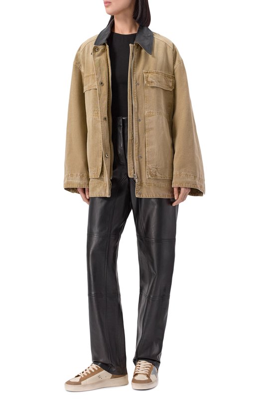 Комбинированные кеды Stardan LTD Golden Goose Deluxe Brand GWF00128.F007269 Кремовый  GWF00128.F007269 Фото 3