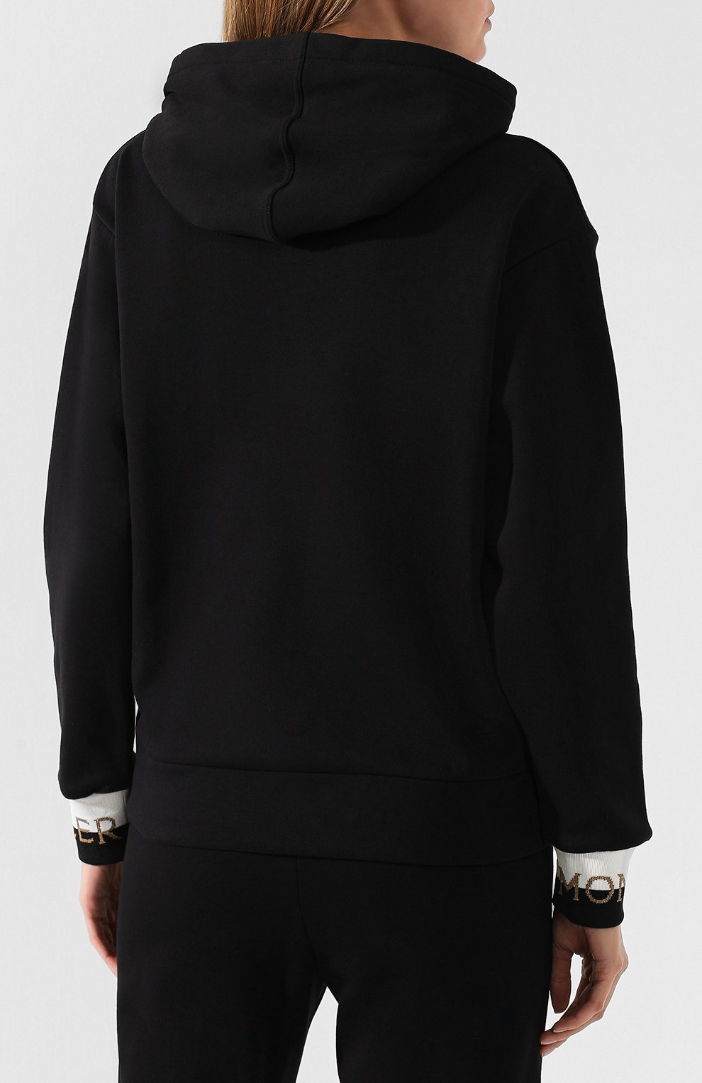 Хлопковый кардиган MONCLER черного цвета по цене 41800 руб., арт. E1-093-84594-00-V8000, фото 4 Хлопковый кардиган MONCLER, арт. E1-093-84594-00-V8000, фото 4