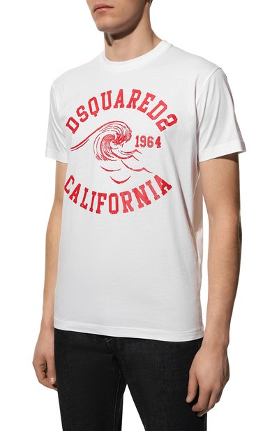 Хлопковая футболка DSQUARED2, арт. S74GD1087/S23009, фото 3