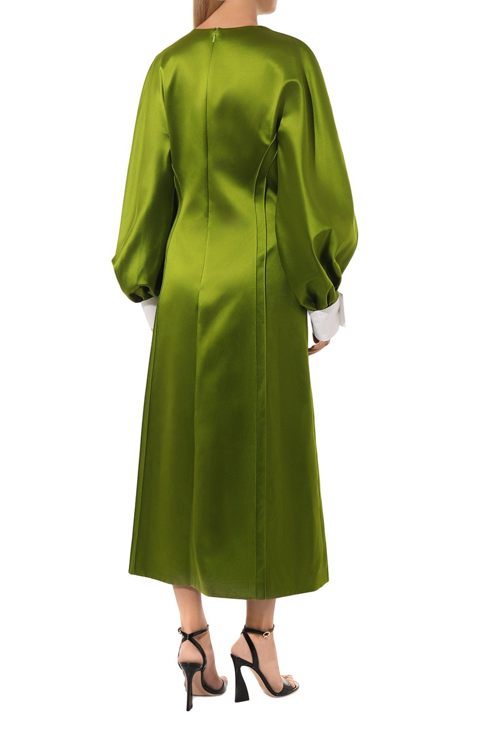 Атласное платье GUCCI, арт. 669272 ZAIBW, фото 4