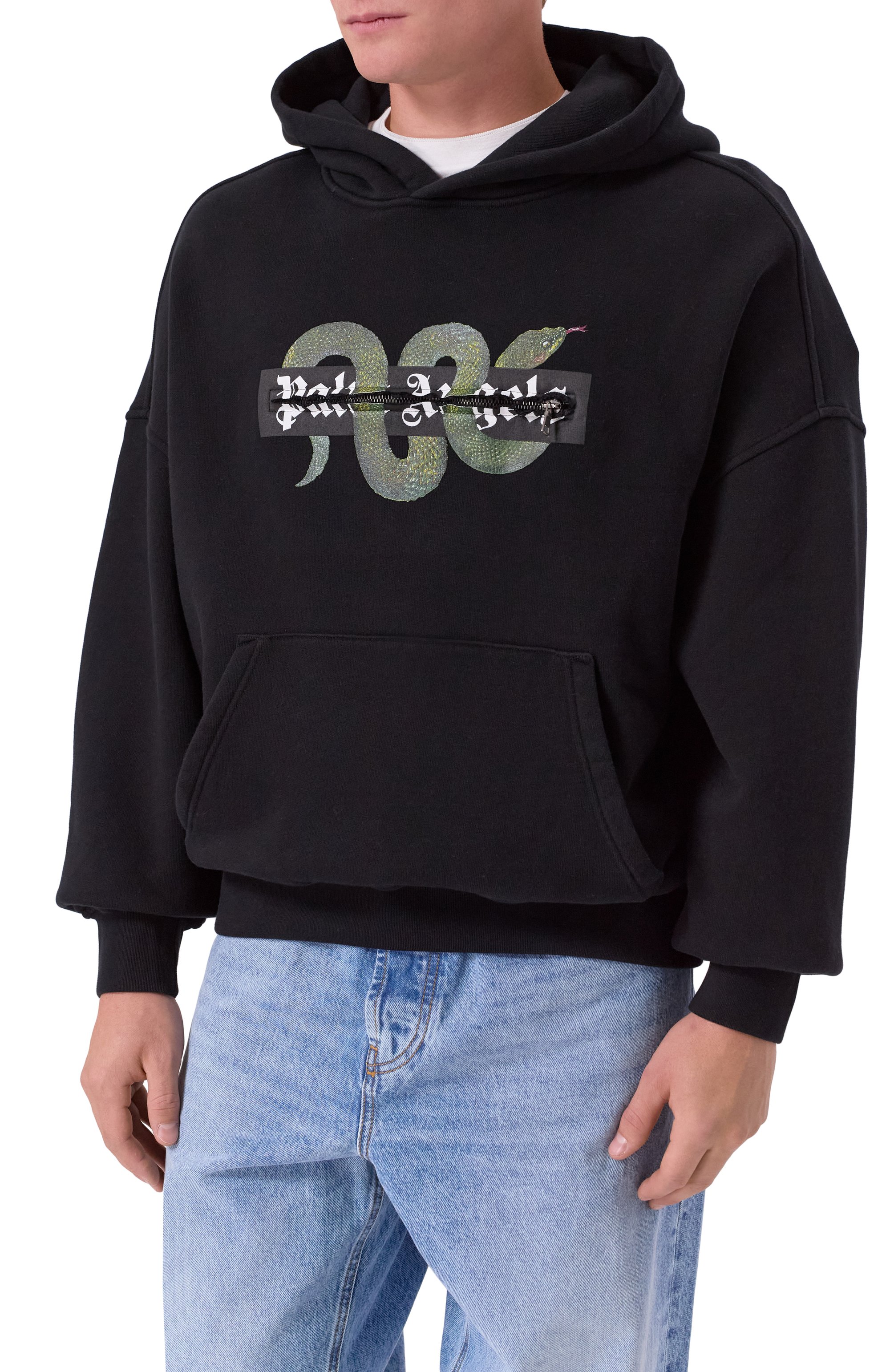 Хлопковое худи PALM ANGELS, арт. PMBB17GF25FLE002, фото 3