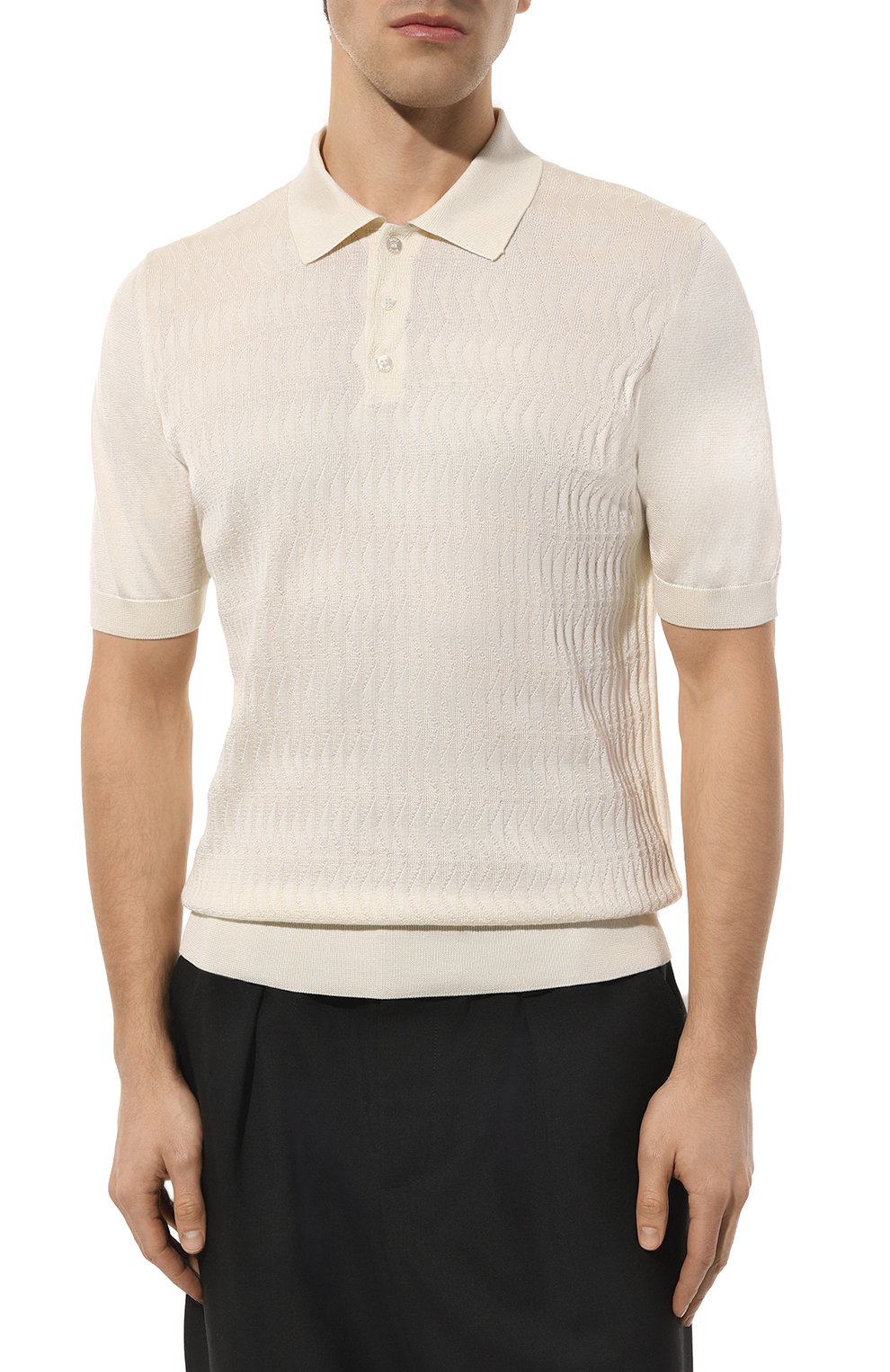 Шелковое поло ZILLI, арт. KBP002M0640VTS000, фото 3