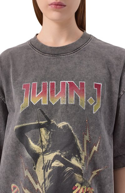 Хлопковая футболка JUUN.J, арт. JW5742W06, фото 5