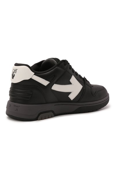 Кожаные кеды out of office OFF-WHITE, арт. 0MIA189C99LEA0011001, фото 3