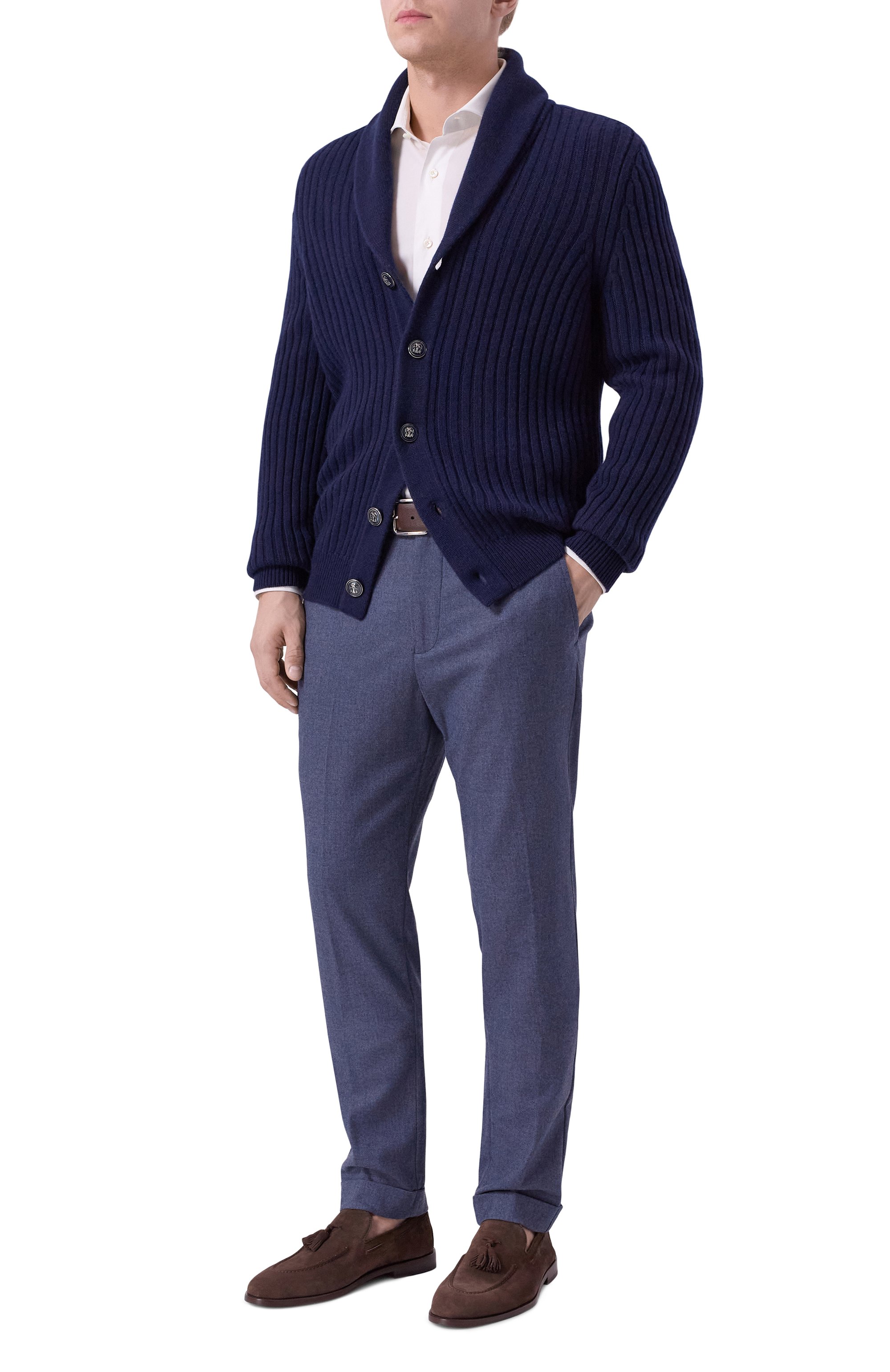 Кашемировые брюки MARCO PESCAROLO, арт. MANU/5243, фото 2