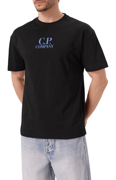 Хлопковая футболка C.P. COMPANY, арт. 18CMTS141A005100W, фото 3