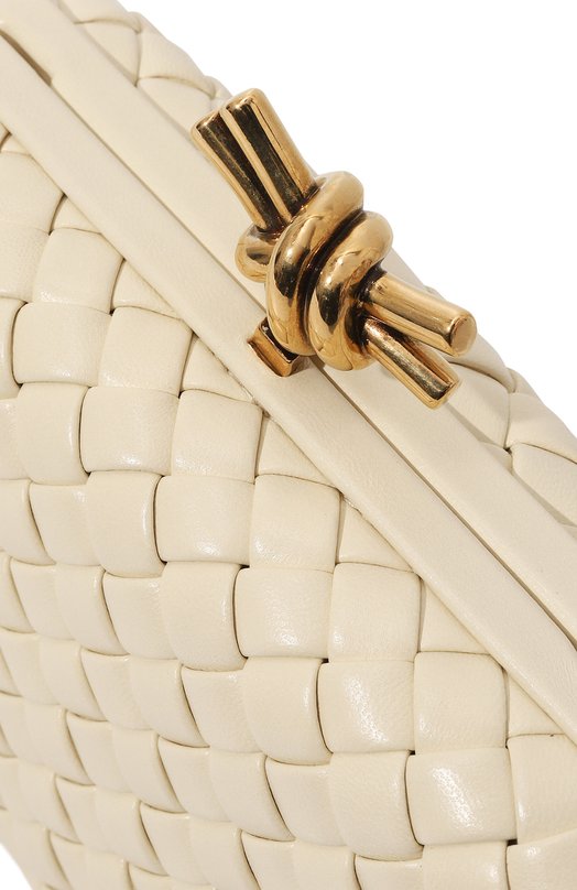 Клатч Knot Bottega Veneta 776662/V01D1 Кремовый  776662/V01D1 Фото 3