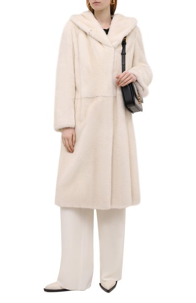 Шуба из меха норки с поясом VICTORIA KUSENKOVA, арт. 701200012410, фото 2