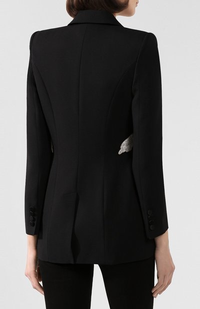 Жакет из смеси шерсти и кашемира ALEXANDER MCQUEEN, арт. 610281/QJAAA, фото 4