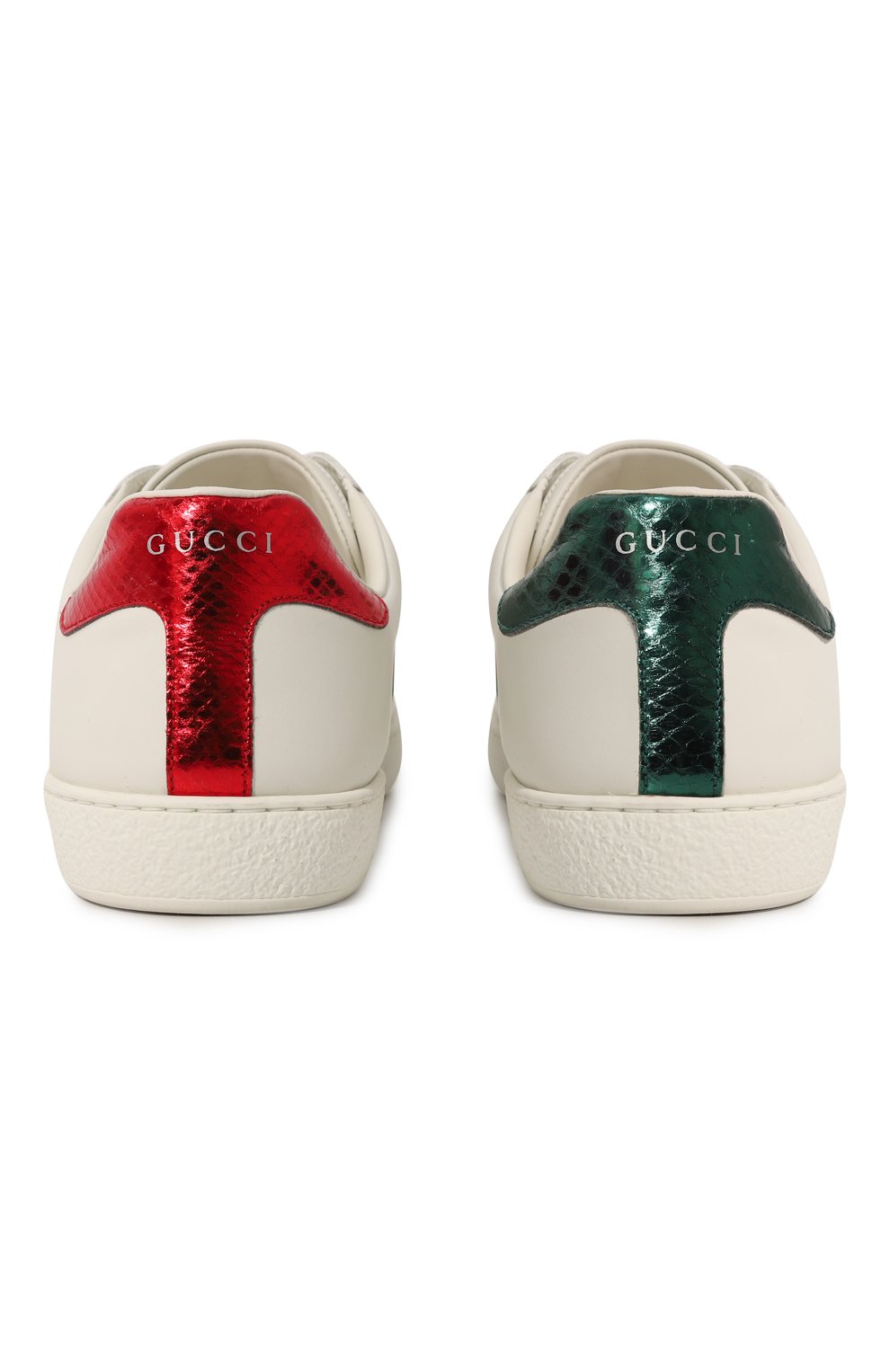 Кеды ace с отделкой из кожи змеи GUCCI, арт. 457132 A38G0, фото 7