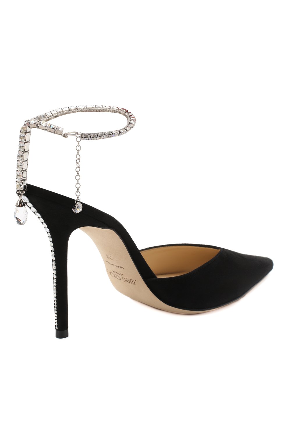 Замшевые туфли saeda 100 JIMMY CHOO, арт. SAEDA 100/EWA, фото 4