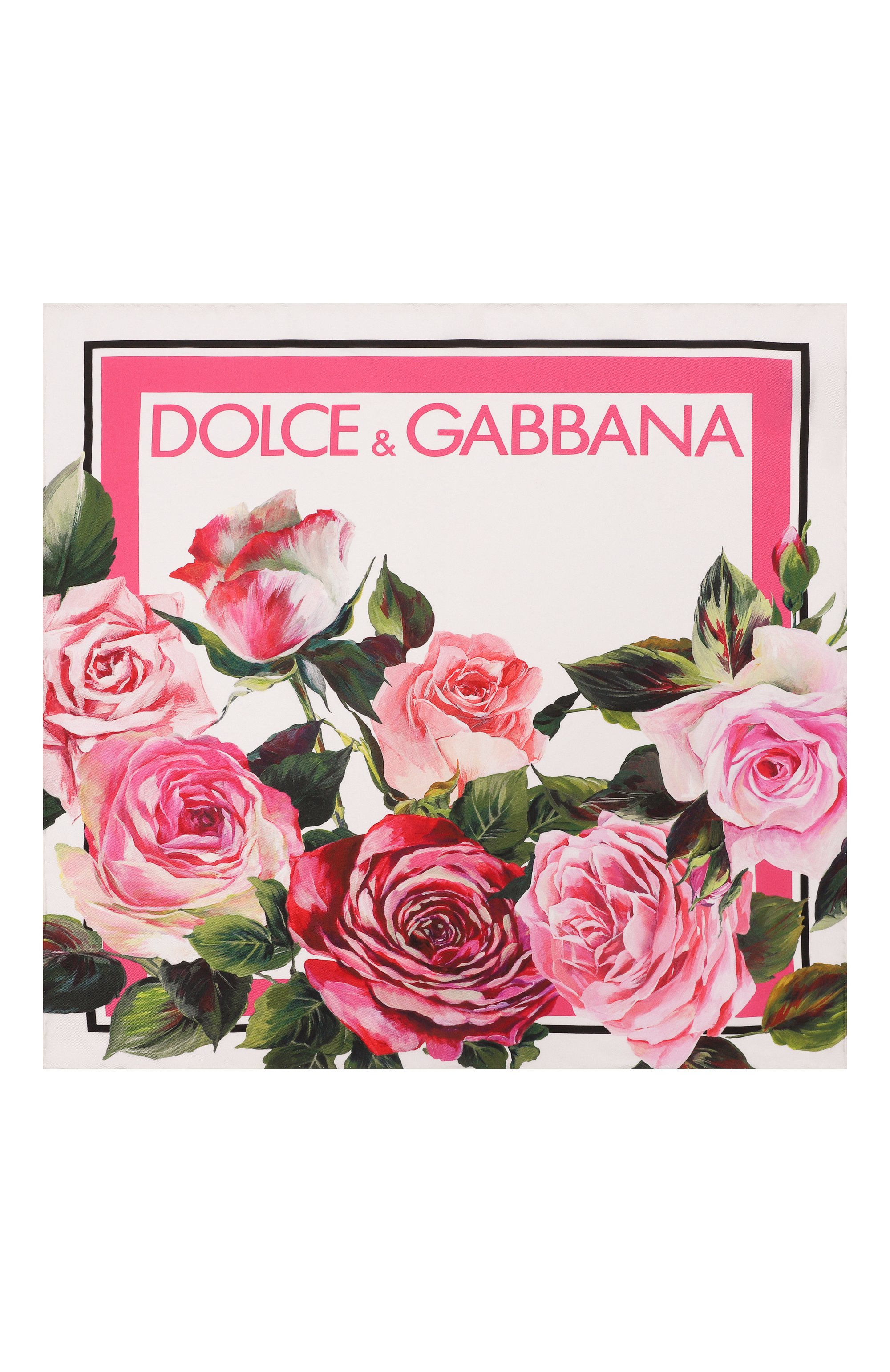 Шелковый платок DOLCE & GABBANA, арт. FN093R/GDCUH, фото 4