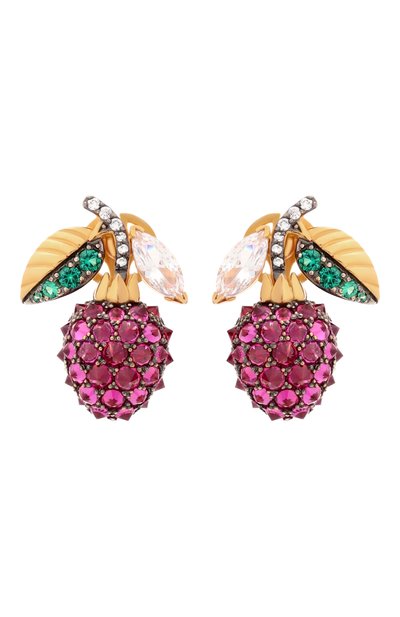 Женские серьги strawberry QUEENSBEE, арт. 202403