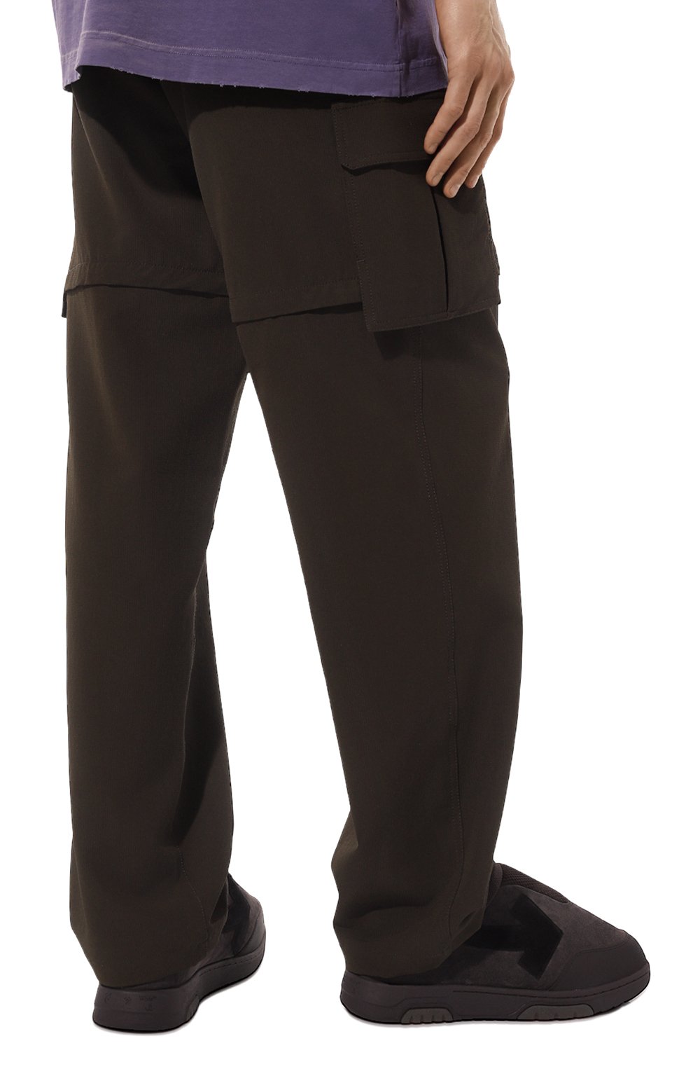 Замшевые слипоны OFF-WHITE, арт. OMIA246F22LEA0011010, фото 3