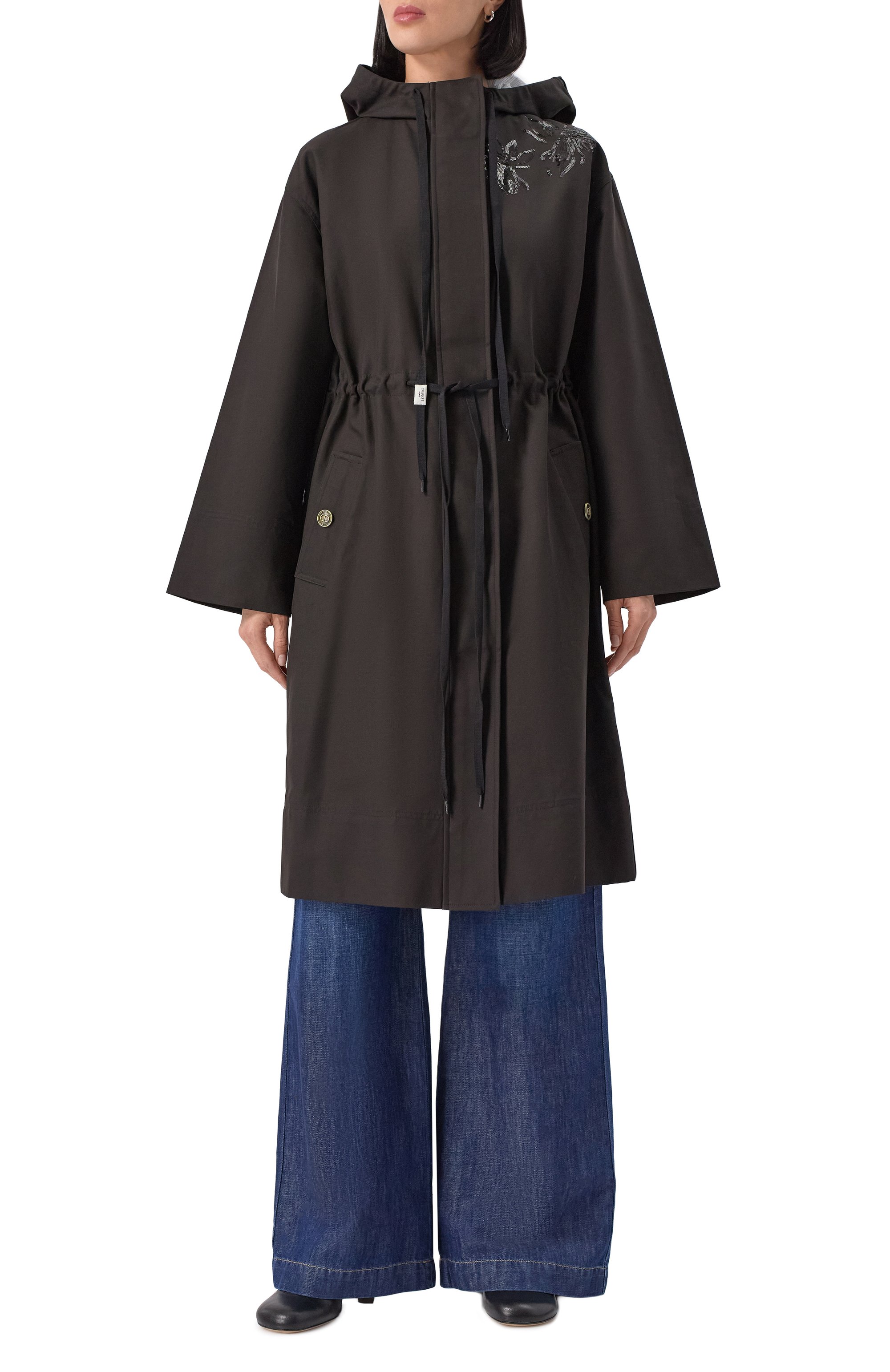 Хлопковая парка TWINSET, арт. 251TE2181, фото 3