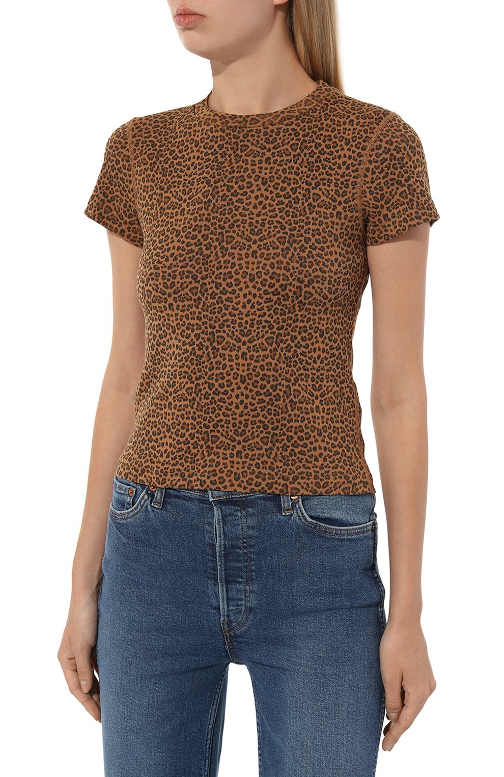 Хлопковая футболка RE/DONE, арт. 537-02WBABYTE, фото 3