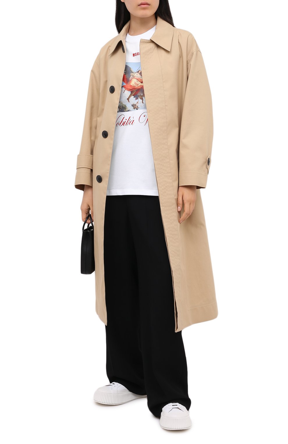Хлопковая футболка MSGM, арт. 2941MDM161 207798, фото 2