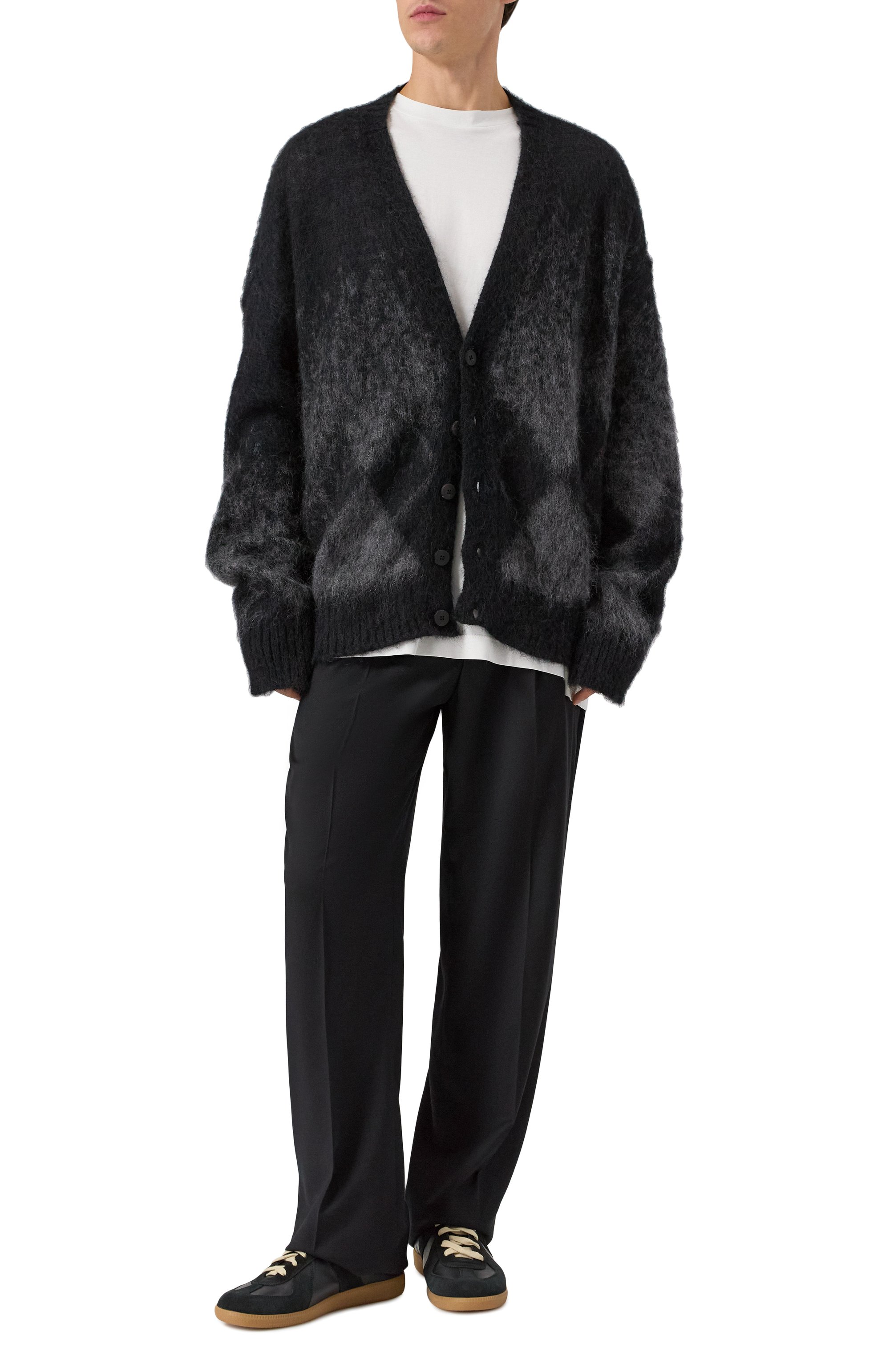 Кардиган ISABEL BENENATO темно-серого цвета по цене 82100 руб., арт. UK67F25, фото 2 Кардиган ISABEL BENENATO, арт. UK67F25, фото 2