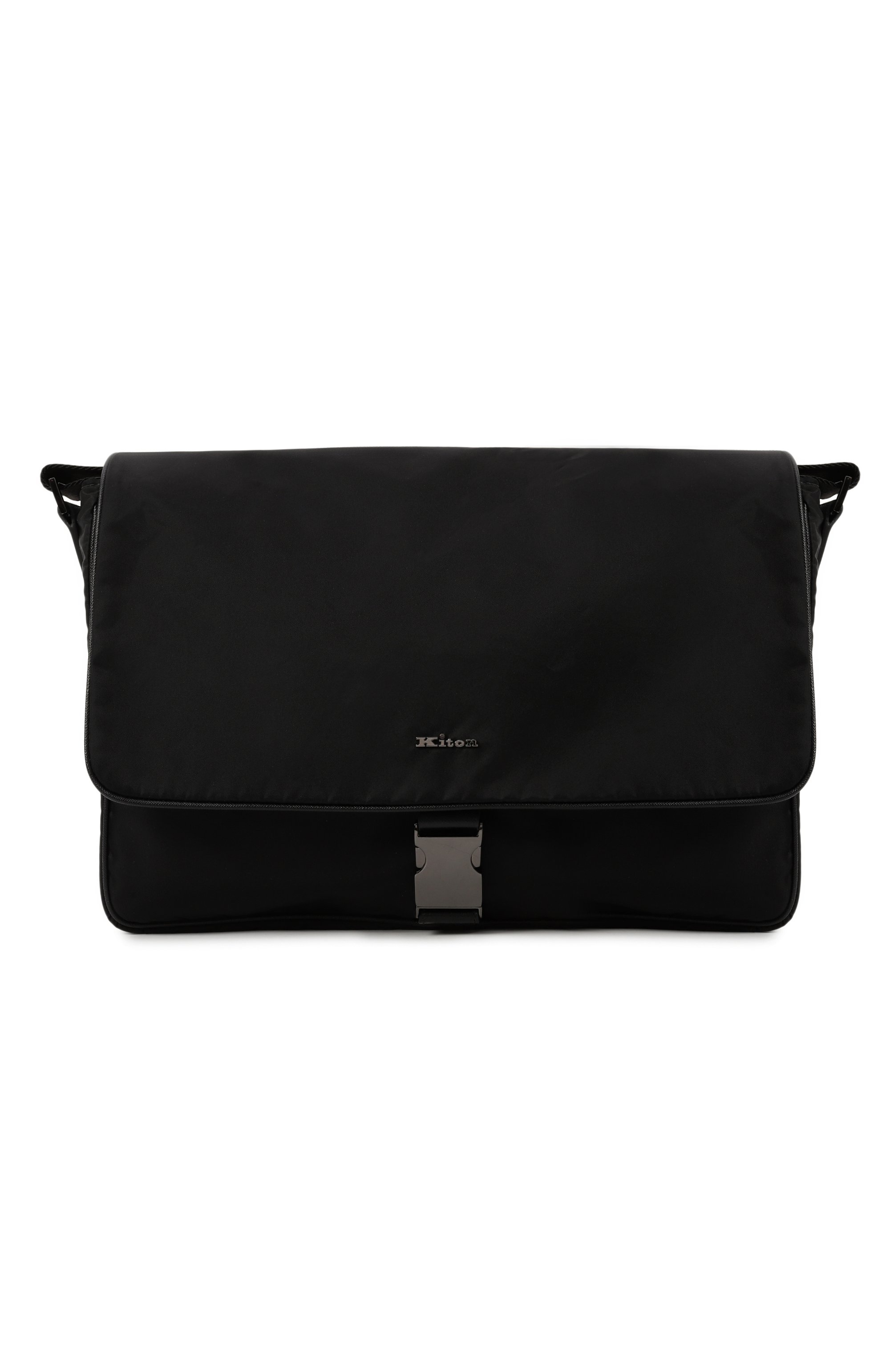 Сумка KITON черного цвета по цене 119000 руб., арт. UBA0053N0108701, фото 1 Сумка KITON, арт. UBA0053N0108701, фото 1