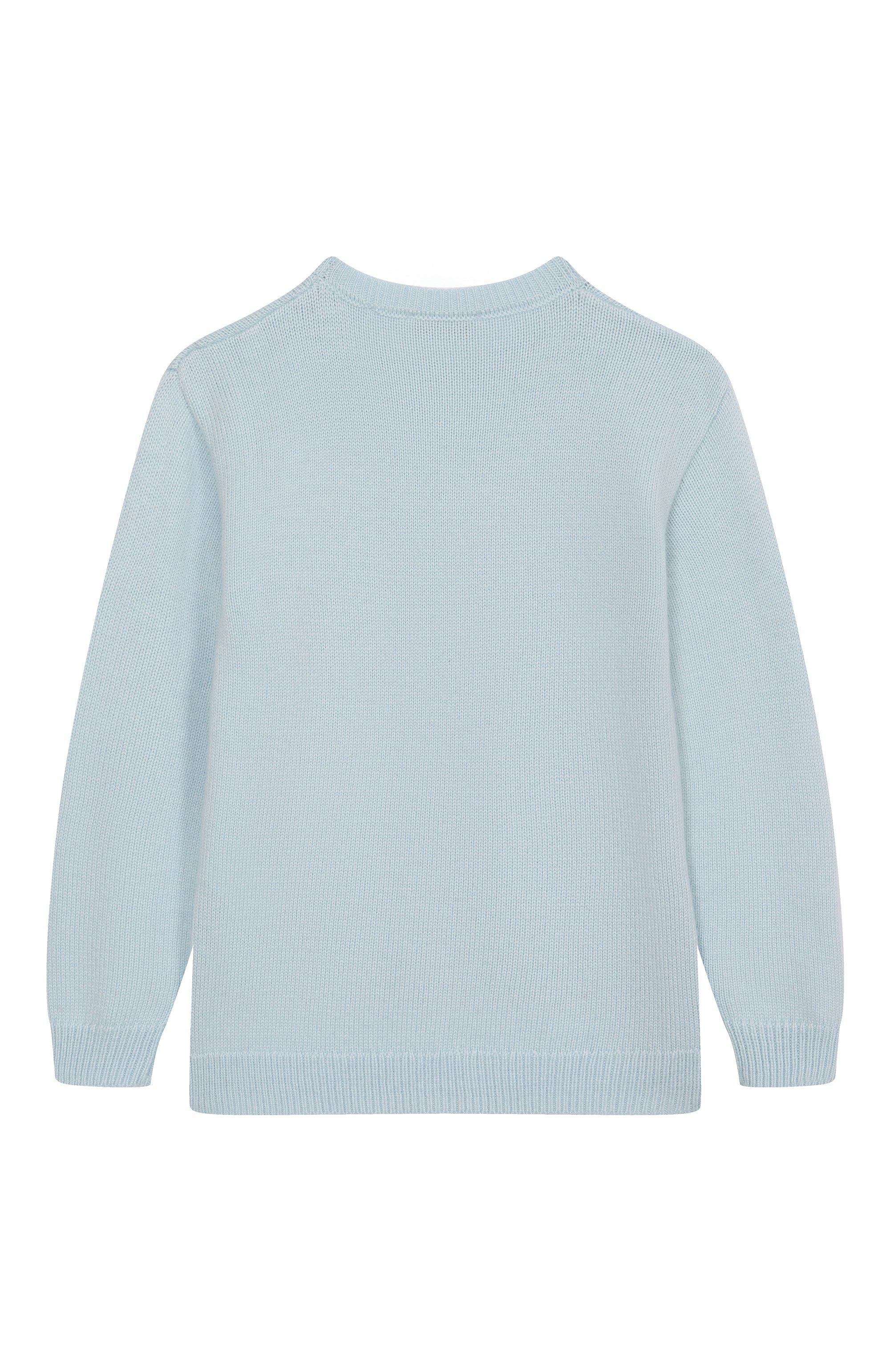 Свитер MONNALISA голубого цвета по цене 18500 руб., арт. 17F601, фото 2 Свитер MONNALISA, арт. 17F601, фото 2