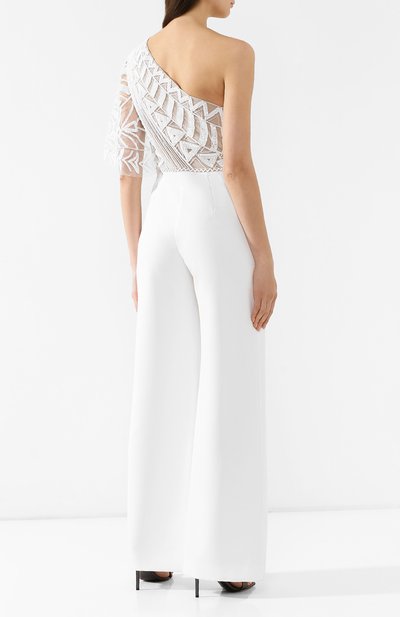 Комбинезон ZUHAIR MURAD белого цвета по цене 341500 руб., арт. JSS19017/CRCA005, фото 4 Комбинезон ZUHAIR MURAD, арт. JSS19017/CRCA005, фото 4