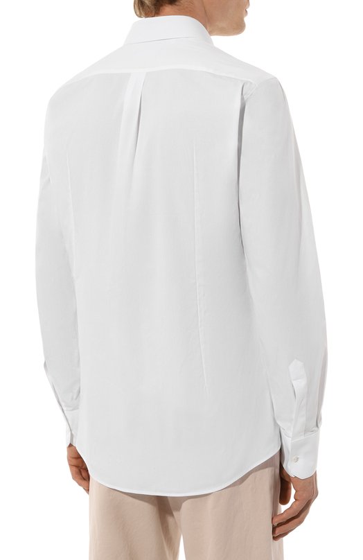 Хлопковая рубашка Dolce & Gabbana G5ML0Z/FU5EW Белый  G5ML0Z/FU5EW Фото 4