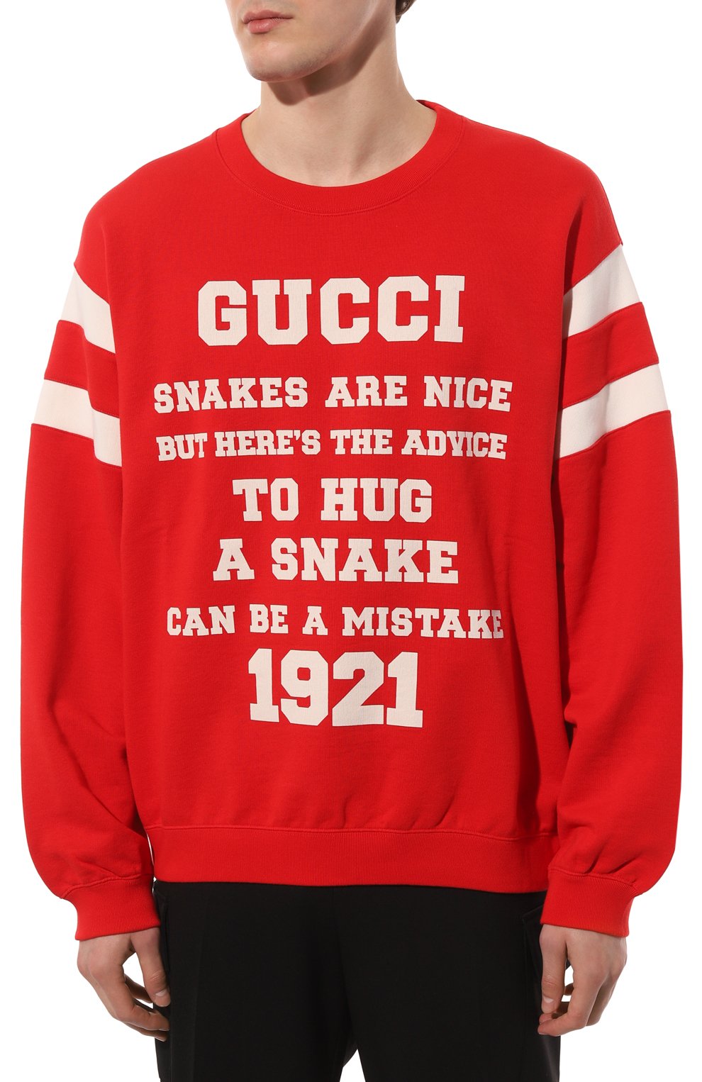 Хлопковый свитшот GUCCI, арт. 655471 XJDHO, фото 3