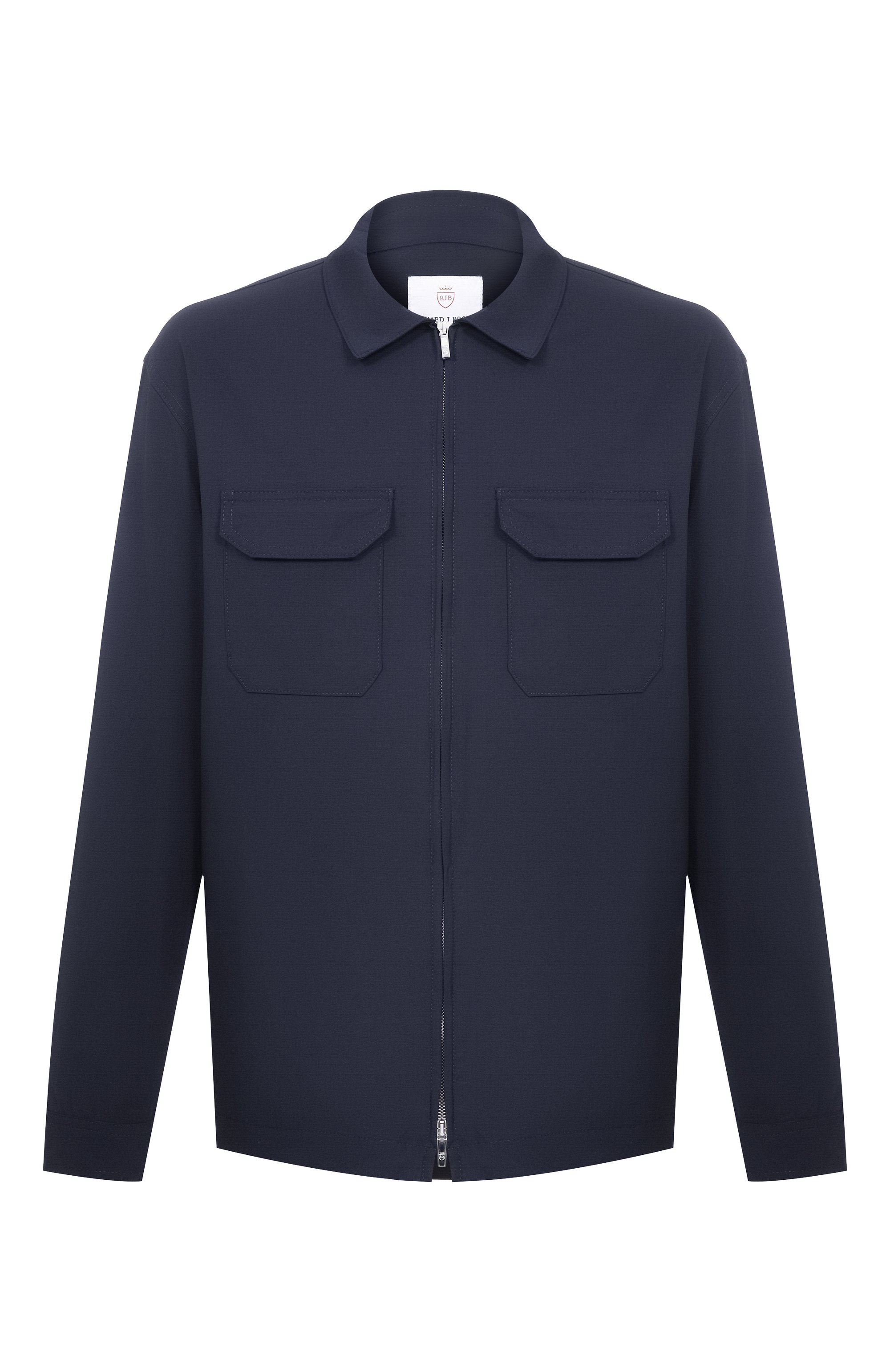 Шерстяная куртка-рубашка RICHARD J. BROWN темно-синего цвета по цене 79950 руб., арт. R0BERT/T83.0., фото 1 Шерстяная куртка-рубашка RICHARD J. BROWN, арт. R0BERT/T83.0., фото 1