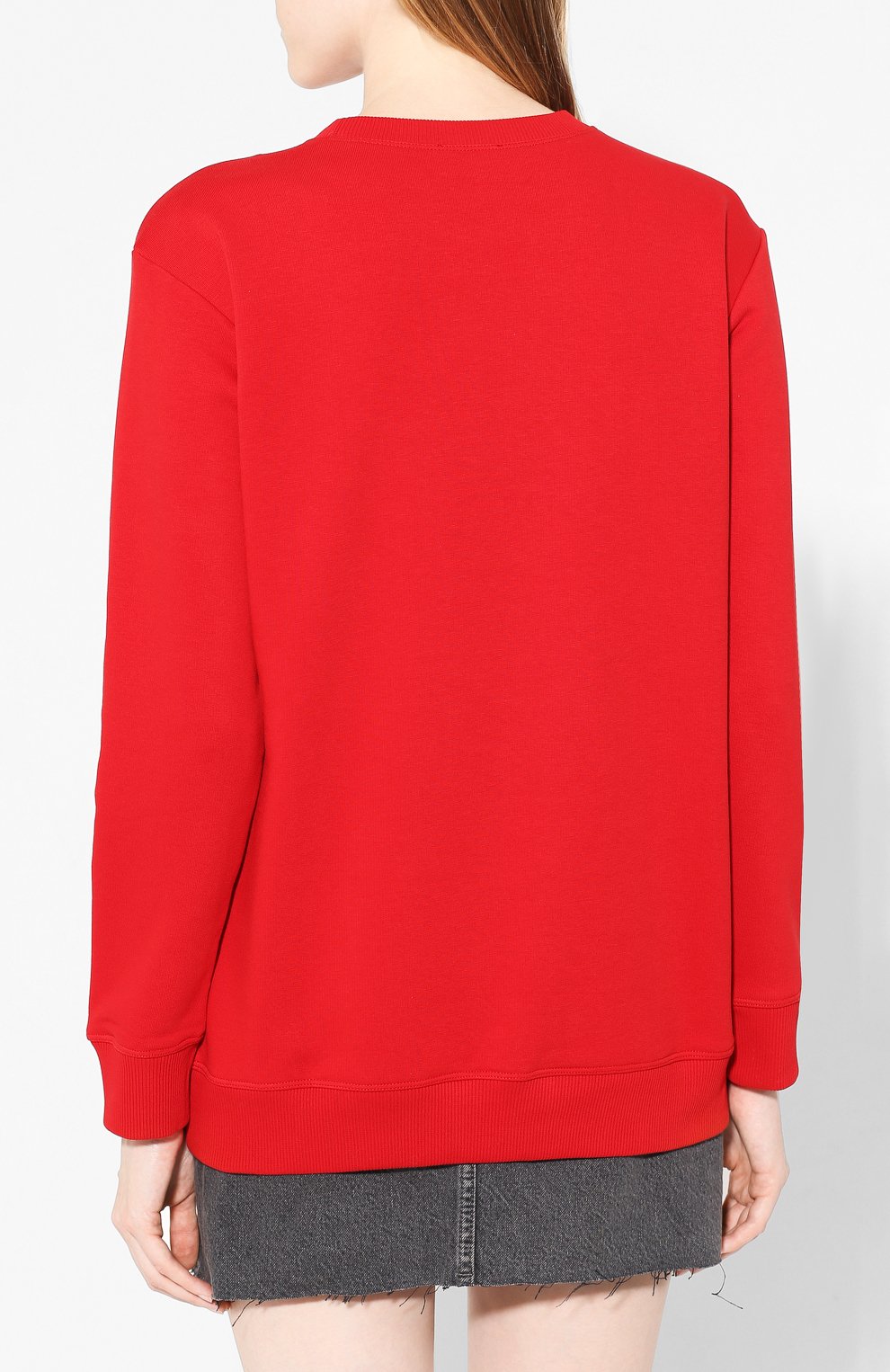 Хлопковый свитшот REDVALENTINO красного цвета по цене 19650 руб., арт. SR0MF02C/4PE, фото 4 Хлопковый свитшот REDVALENTINO, арт. SR0MF02C/4PE, фото 4