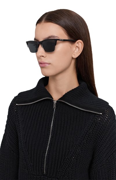 Солнцезащитные очки SAINT LAURENT черного цвета по цене 43950 руб., арт. SL 767 002, фото 2 Солнцезащитные очки SAINT LAURENT, арт. SL 767 002, фото 2