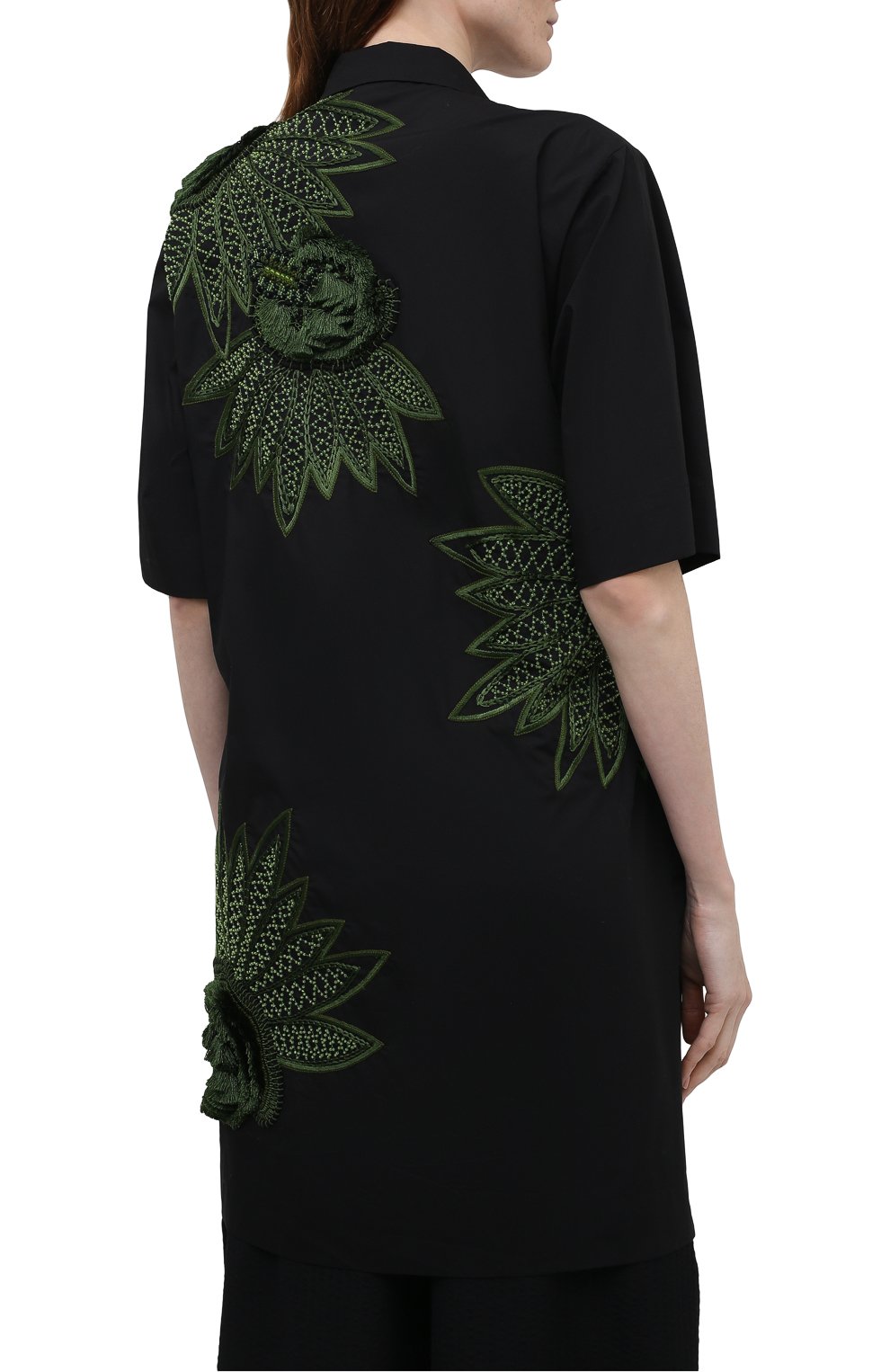 Хлопковая рубашка DRIES VAN NOTEN, арт. 211-10716-2293, фото 4