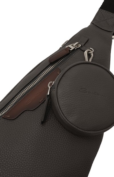 Рюкзак SANTONI темно-серого цвета по цене 99450 руб., арт. UIBGA2541EN-AITB, фото 3 Рюкзак SANTONI, арт. UIBGA2541EN-AITB, фото 3