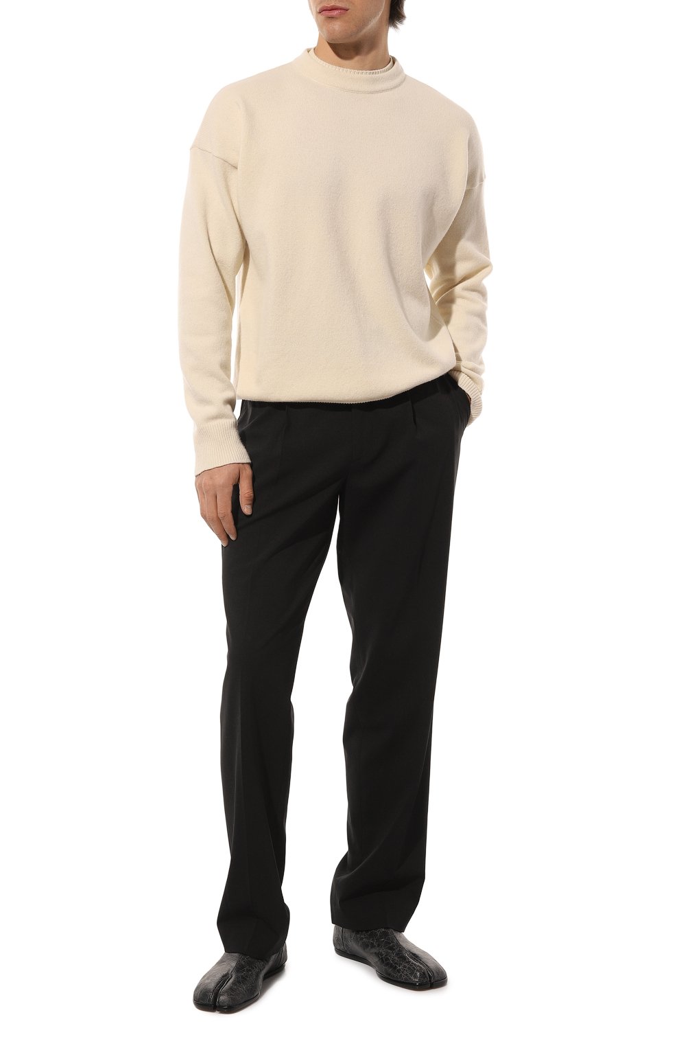 Кожаные слиперы tabi MAISON MARGIELA, арт. S57WR0051/P5342, фото 2