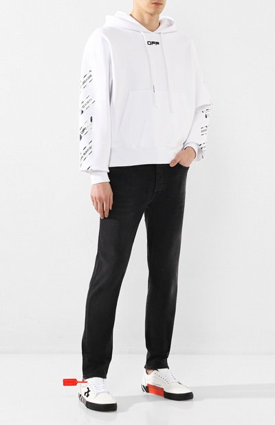 Кожаные кеды vulcanized OFF-WHITE, арт. 0MIA085S20D680380110, фото 2