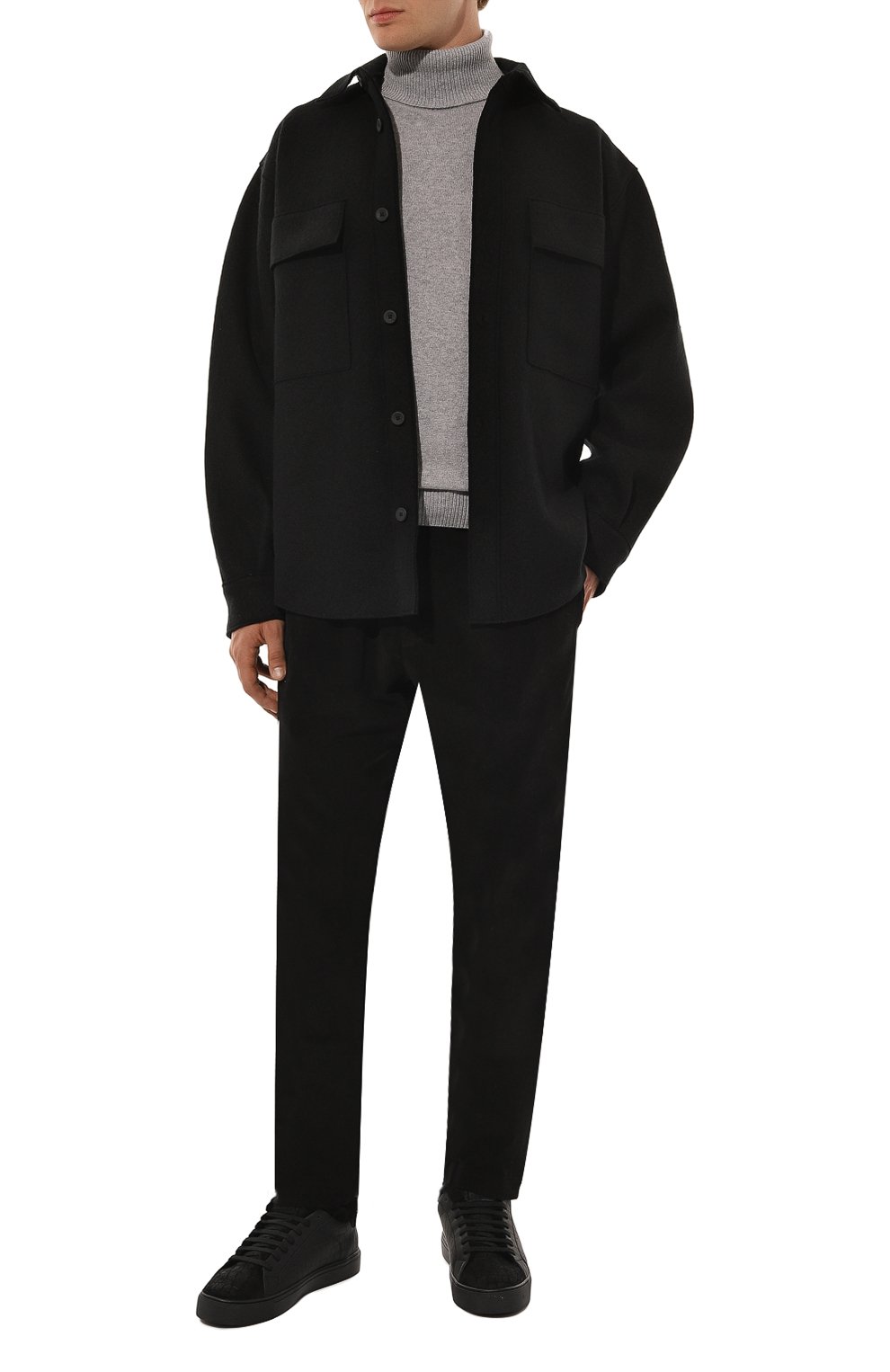 Шерстяная куртка-рубашка TRANSIT, арт. CFUTRYL212, фото 2