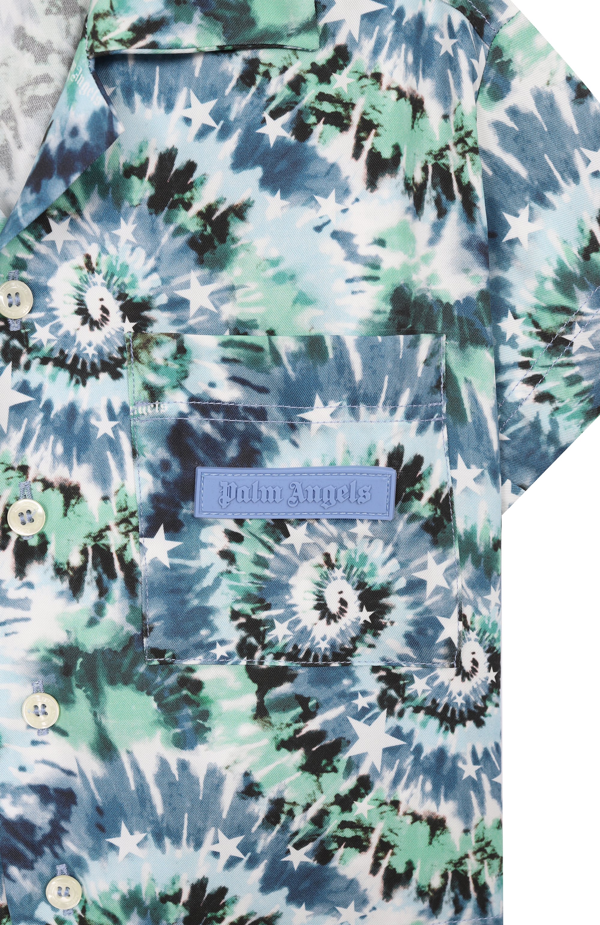 Рубашка PALM ANGELS разноцветного цвета по цене 17950 руб., арт. PBGG002S26FAB002, фото 3 Рубашка PALM ANGELS, арт. PBGG002S26FAB002, фото 3