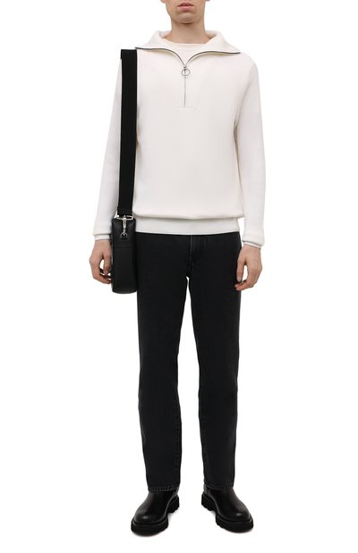 Шерстяной свитер WINDSOR кремового цвета по цене 36400 руб., арт. 13 RAFFAELE-HZ 10012224, фото 2 Шерстяной свитер WINDSOR, арт. 13 RAFFAELE-HZ 10012224, фото 2