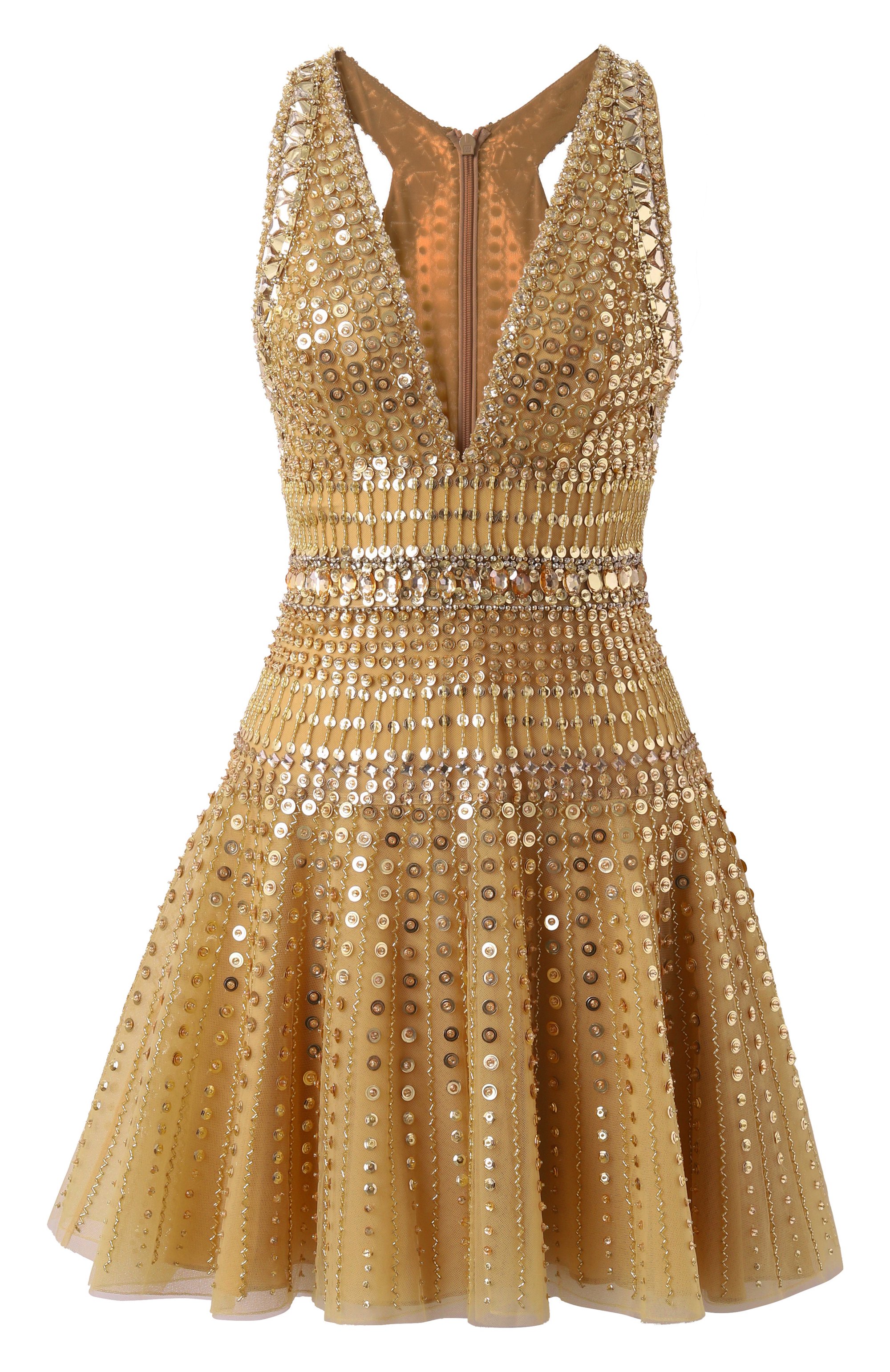 Платье с от�делкой бисером и пайетками ZUHAIR MURAD, арт. RDR25006/EMSQ001, фото 1