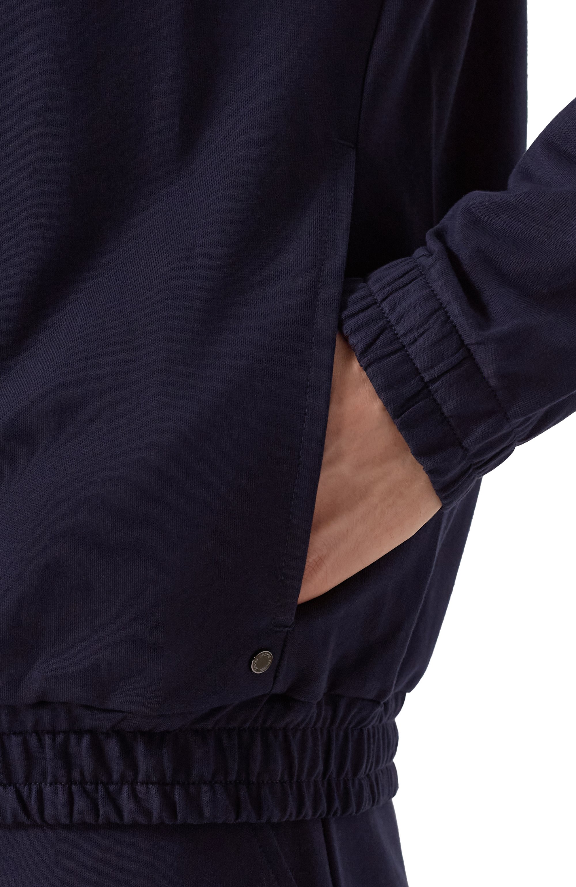 Хлопковый бомбер BOGNER темно-синего цвета по цене 35900 руб., арт. 88079694, фото 5 Хлопковый бомбер BOGNER, арт. 88079694, фото 5