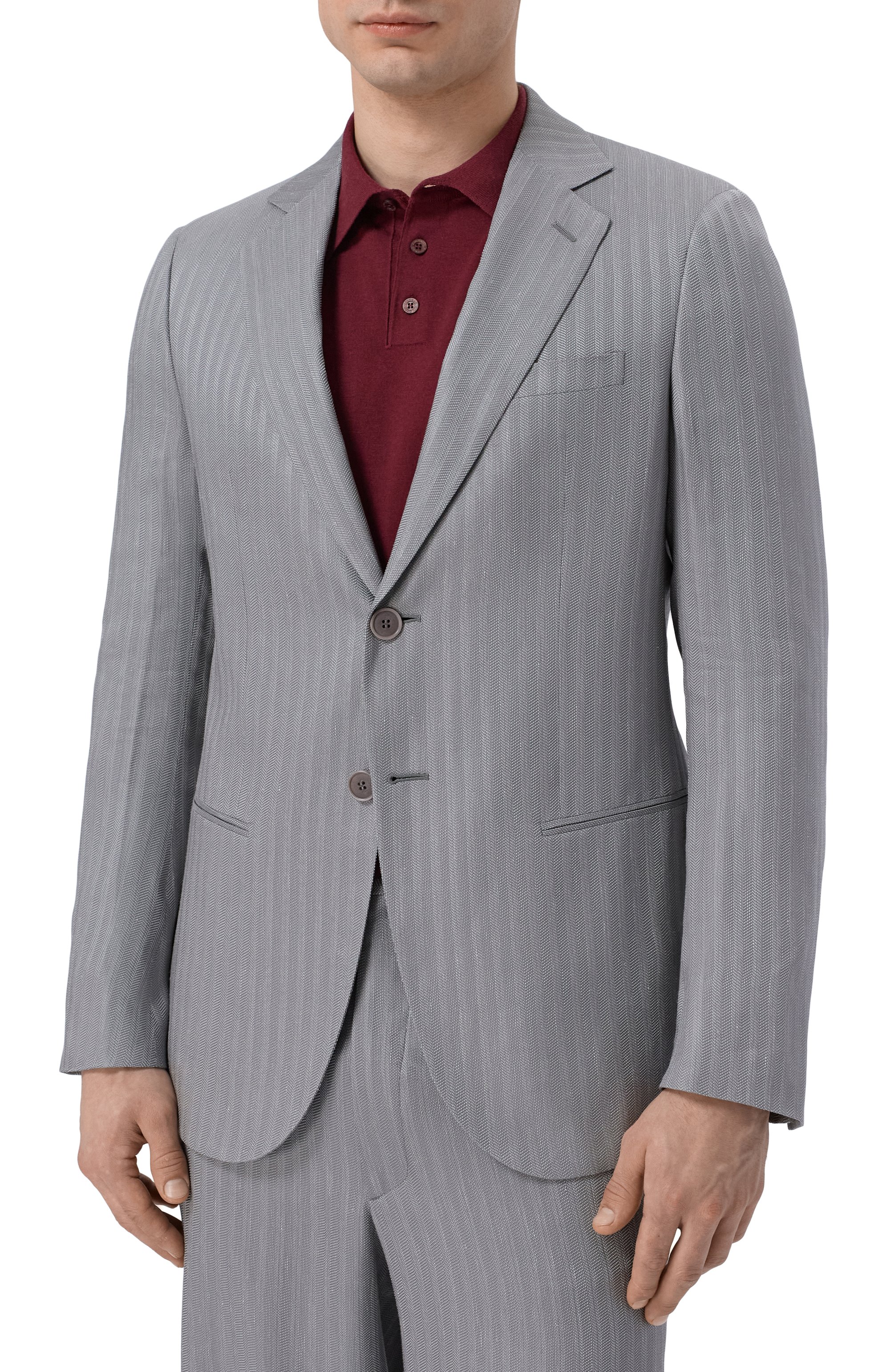 Пиджак из вискозы и льна GIORGIO ARMANI, арт. GM000317/TE14464, фото 3