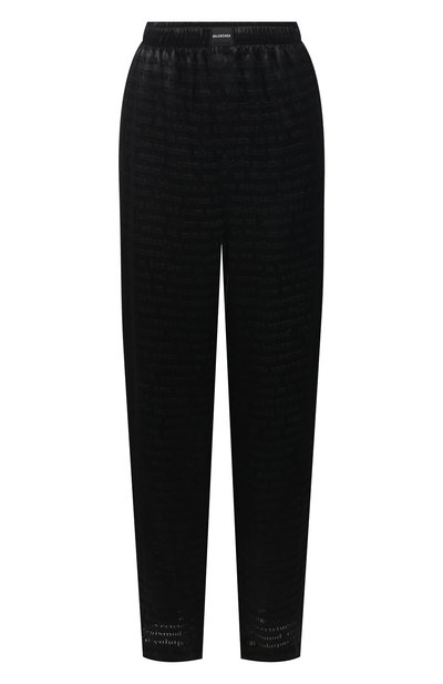Женские брюки из вискозы и шелка BALENCIAGA, арт. 595222/TJ084